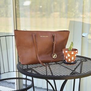 Michael Kors Brown Tote Bag